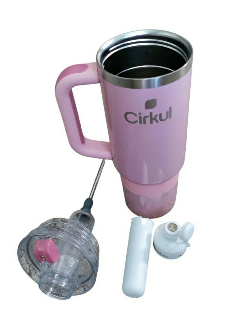 Cirkul 40 Oz Straw sip Tumbler With Lid Blush Pink